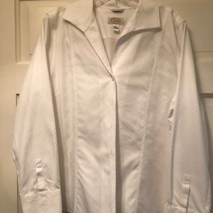 Talbots white blouse
